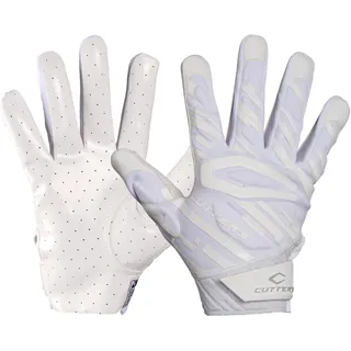 Cutters - Gamer 6.0 gepolsterte Empfängerhandschuhe, Weiß, M