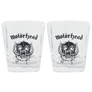 Motörhead Whiskyglas - Whiskey Glas-Set - klar  - Lizenziertes Merchandise! - Standard