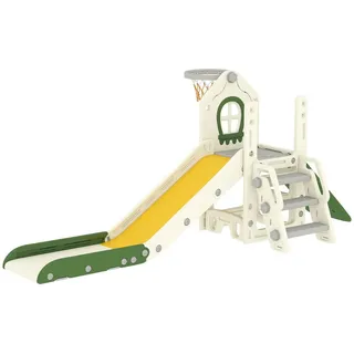 aiyaplay Kinder-Rutsche, HDPE Cremeweiß