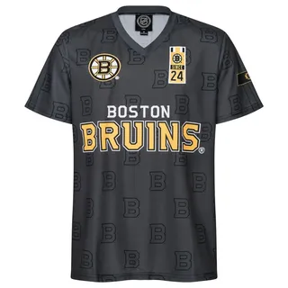 FoCo Boston Bruins -NHL- Short Sleeve Soccer Style Jersey schwarz S