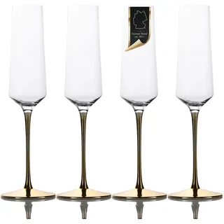 Intirilife Champagnerglas 0,2 l 4-tlg.