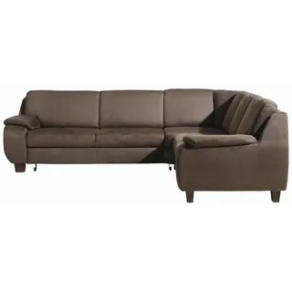 Beldomo System Ecksofa, Dunkelbraun, Holz, Uni, 5-Sitzer, nicht einzeln stellbar, L-Form, 274x244 cm, Goldenes M, Typenauswahl, Fußauswahl, Stoffauswahl, seitenverkehrt erhältlich, Hocker Rückenfutter, individuell planbar, Wohnzimmer, Sofas & Couches, Wohnlandschaften, Ecksofas