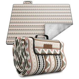 Veddelholzer Boho Picknickdecke 200 x 200 cm wasserdicht