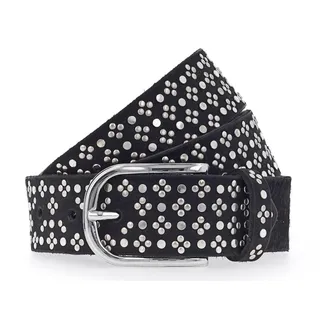 b.belt Gürtel Nietengürtel W75 Black