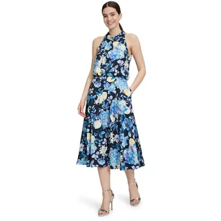 Vera Mont Cocktailkleid mit Neckholder, Dunkelblau, 40