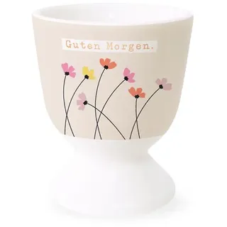 Grafik-Werkstatt 62276 Eierbecher mit 100% Echtgold | Porzellan Becher | Traummann