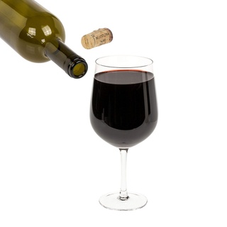 Kopfsalat XXL riesen Weinglas - für eine Flasche Weiß- oder Rotwein - 750 ml Fassungsvermögen