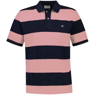 GANT BLOCK STRIPE POLO pink XL