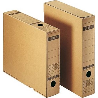 Leitz Archivbox 6084-00-00 70mm x 325mm x 265mm Wellpappe Naturbraun