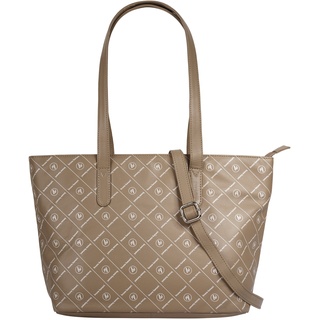 Shopper BRUNO BANANI Gr. B/H/T: 41 cm x 25 cm x 15 cm onesize, grau (taupe) Damen Taschen Handtaschen