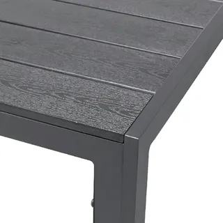 Mojawo Gartentisch anthrazit/grau 180x90x74cm-M691854
