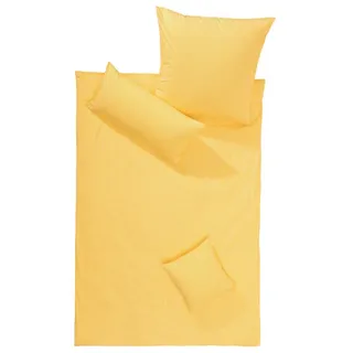 Lorena Batist Bettwäsche Basel Mini-Karo gelb 1 Bettbezug 135 x 200 cm + 1 Kissenbezug 80 x 80 cm