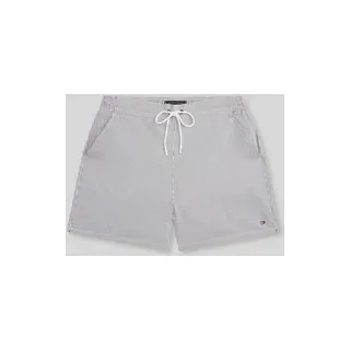 Regular Fit Badehose mit Label Stitching, Dunkelblau, XXL