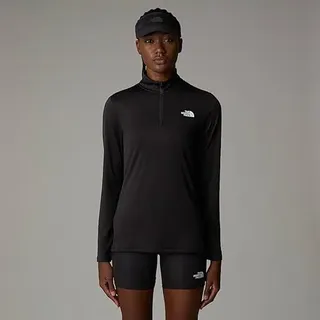 The North Face Flex 1/4 Zip Tee Slim Schwarz S