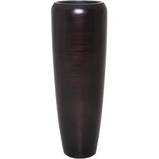 Vivanno Bodenvase Pflanzgefäß Schwarz Braun 97x34 cm