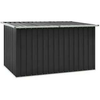 Hoodmeel Gartenbox Metall Wasserdicht Gartenbox XXL wasserdicht Auflagenbox Metall XXL Kissenbox Outdoor Schrank Werkzeugkasten Truhe mit Deckel-Anthrazit-171 x 99 x 93 cm