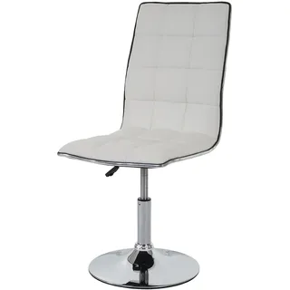 Mendler Esszimmerstuhl Kunstleder weiß 2er Set