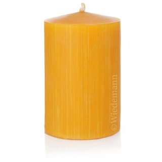 Wiedemann Kerzen Bienenwachskerze 100% Bienenwachskerzen Natur 120 x 80 mm, 4 Stück