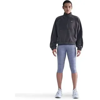 NIKE Damen Schlupfjacke W NK ONE TF HZ TOP POLAR SP WT, Größe XL in Grau Grau