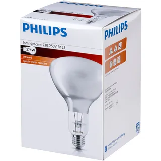 Philips Reflektorlampe 375W E27 R125 IR Clear