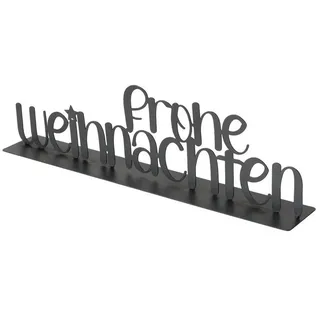 BOLTZE Deko-Schriftzug Schriftzug aus Metall "Frohe Weihnachten" von Boltze - moderne Weihnac