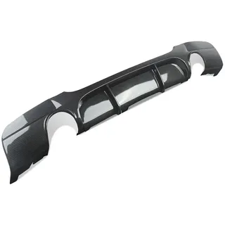 Bekuyu Heckstoßstangen-Diffusorlippe Für 3er 325i 335i E90 E91 Für M-Sport 2005-2013 Heckstoßstangenschutz Spoiler-Diffusor(Carbon Look)