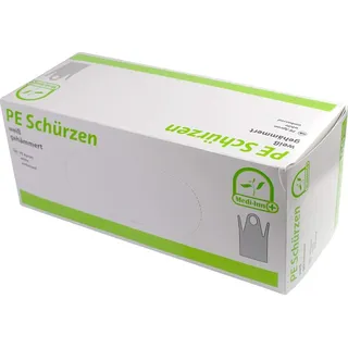 Medi-Inn PE-Schürzen weiß gehämmert in Spenderbox (80 x 140 cm, 80 Stück)