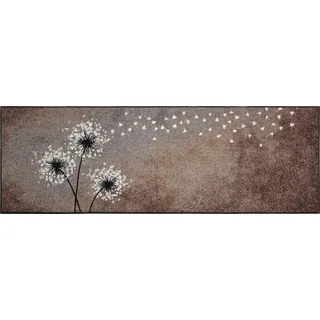 Erwin Müller Fußmatte Fußmatte "Pusteblume", eckig, Höhe: 7 mm, gemustert braun 40 cm x 100 cm x 7 mm