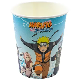 Chaks Naruto 12803-NA, Pappbecher, 25 cl, 8 Stück