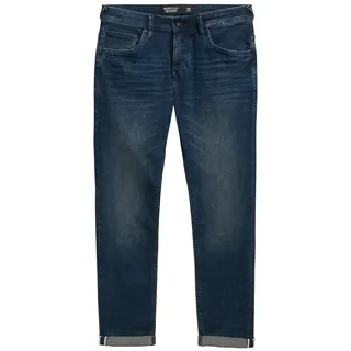 Tom Tailor DENIM Herren TTAEDAN Superflex Straight Jeans, blau, Uni, Gr. 36/34