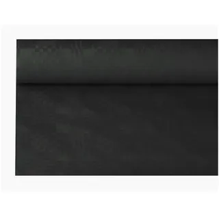 PAPSTAR Tischdecke Papiertischtuch mit Damastprägung 8 m x 1,2 m schwarz