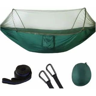 Minkurow Hängematte, Anti-moskito-hängematte, Camping-hängematte, Doppelnetz, Moskitonetz, Außenzelt, 250 X 120 Cm