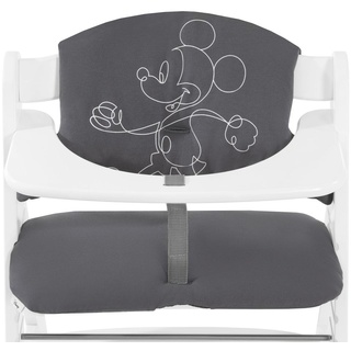 Hauck Sitzkissen / Hochstuhlauflage für Alpha Hochstuhl Highchair Pad Select - Disney - Mickey Mouse Anthracite