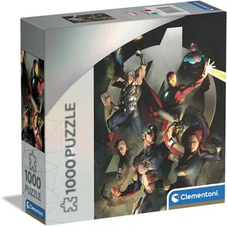 Clementoni Disney Marvel Avengers - 1000 Teile Puzzle - The Avengers Legespiel - Geschenk für Kinder ab 10 Jahren & Erwachsene 39721