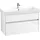 Waschbeckenunterschrank 96 x 55 cm Glossy White
