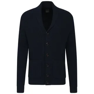 Bugatti Strickjacke in marine | Gr.: 3XL