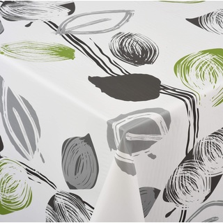 VeniliaTischdecke Frühling Tischtuch Tischwäsche Wachstuch pflegeleicht wasserabweisend Oval 140 x 200 cm, PVC-Polyester