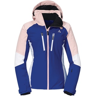 Schöffel Damen Ski Jacket Naladas L, wind- und wasserdichte Skijacke mit Body Mapping Technologie, atmungsaktive Outdoorjacke mit Unterarmbelüftung und Schneefang, cool cobalt, 42