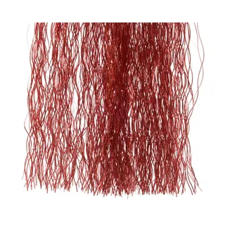 Christmas Decorations Lametta rot Laser 50 x 40