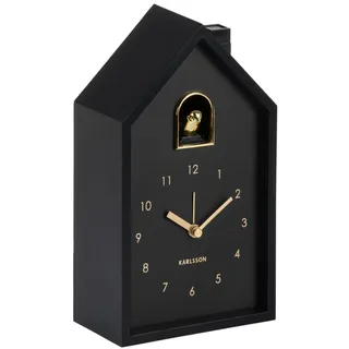 Karlsson Wecker Modern Cuckoo ORO - Schwarz - 15x11.5x20cm