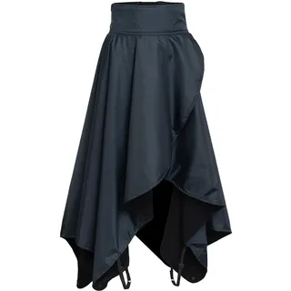 Lazura - Winter Reitrock für Damen Riga | Winterrock Winddicht & atmungsaktiv | Thermorock mit Fleece-Innenfutter & Beinschlaufen | Warmer Damen Rock in Navy | Reitbekleidung in Größe M - M