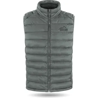 normani Herren Wattierte Steppweste winddichter Bodywarmer Winterweste Outdoor-Funktionsweste Ärmellos mit Stehkragen und Reißverschlussseitentaschen - XL