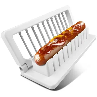 curry master Currywurstschneider Bratwurstschneider für Zuhause,
