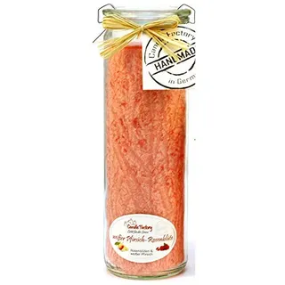 Candle Factory - Big Jumbo Duftkerze im Weckglas Duft: Weißer Pfirsich - Rosenblüte