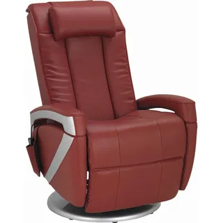 Cantus Massagesessel, Rot, Textil, 75x110x113 cm, Massagefunktion, Wohnzimmer, Sessel, Massagesessel