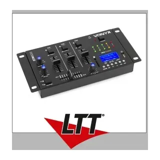 Vonyx STM3030 4-Kanal-Mischpult USB/MP3/BT/REC
