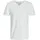 T-Shirt mit Splitneck in Cloud Dancer-L
