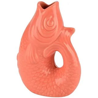 Giftcompany Dekovase Monsieur Carafon Vase / Karaffe Fisch XS salmon 0,2l (Vasen) bunt|rot