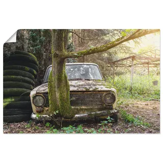 Wandbild »Lost Places - Rostlaube Lada- verlassen«, Auto, (1 St.), als Poster in verschied. Größen, 54302461-0 bunt B/H: 90 cm x 60 cm