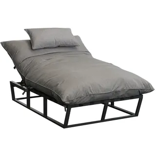 CLEMENTO Romi Loungeliege Aluminium Createxx - Anthrazite